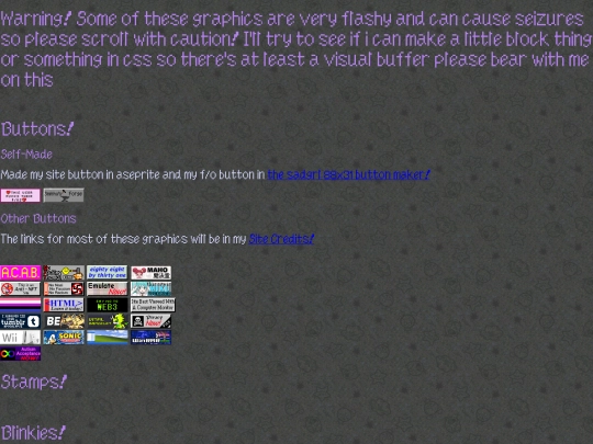 Buttons screenshot