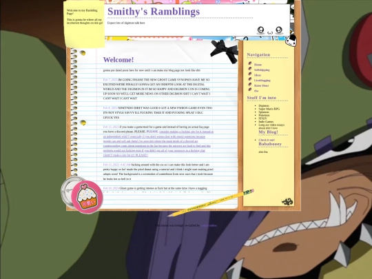 Rambling screenshot