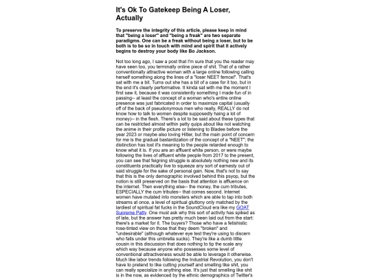 articles/loser screenshot