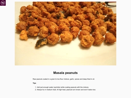 recipes/masala-peanuts screenshot