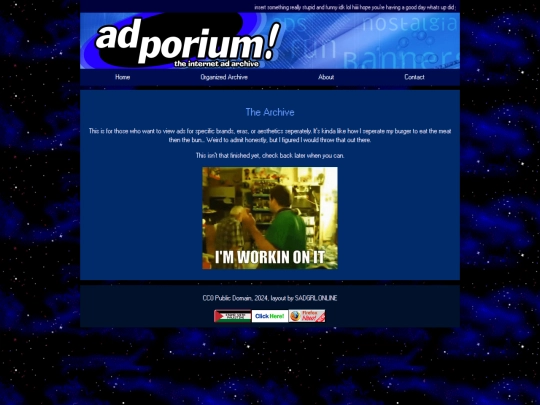 archive screenshot