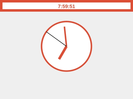27-clock_CSS screenshot