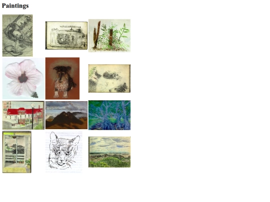 Paintings/gallery screenshot