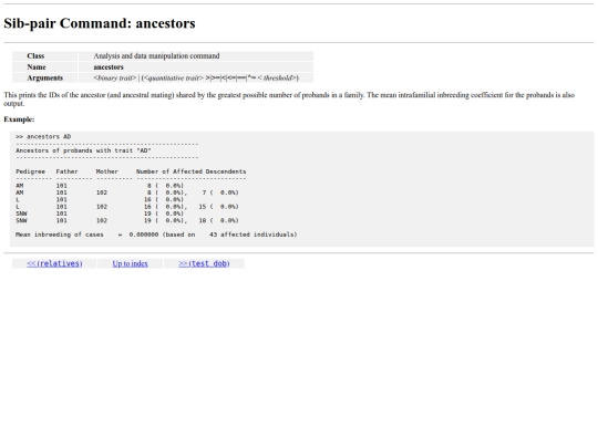 Programs/Using_Sib-pair/Commands/ancestors screenshot