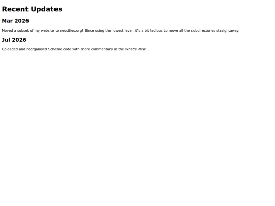 updates screenshot
