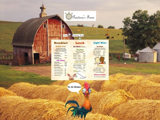 Pandoras farm/cafe screenshot