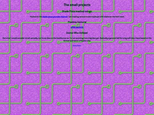 smallproj screenshot