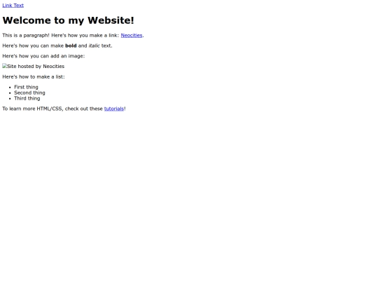 index screenshot