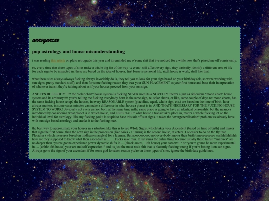 astrology/annoyed screenshot