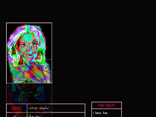 darkcarnival/profile screenshot
