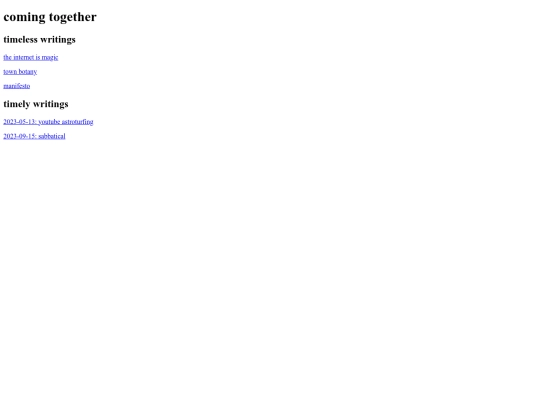 writings screenshot