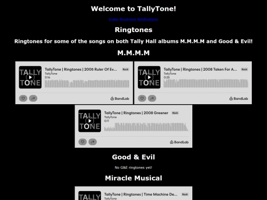 ringtones screenshot