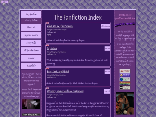 fic_index screenshot
