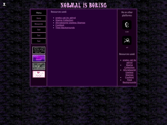 resources screenshot
