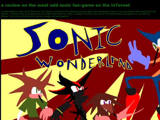 wonderland screenshot