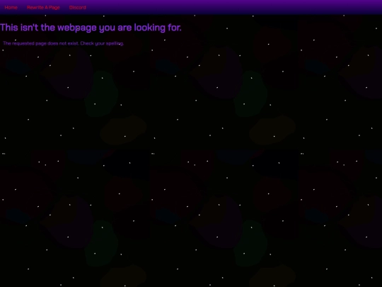 not_found screenshot