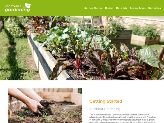 vegetable-gardening screenshot