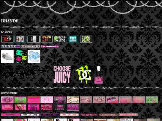 brands screenshot
