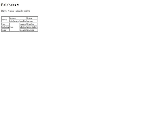 index screenshot