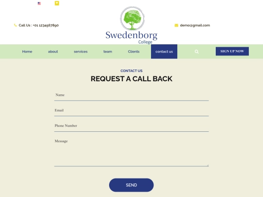 contact screenshot