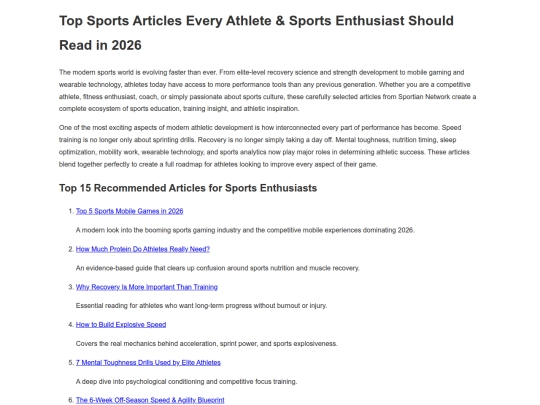 sports screenshot