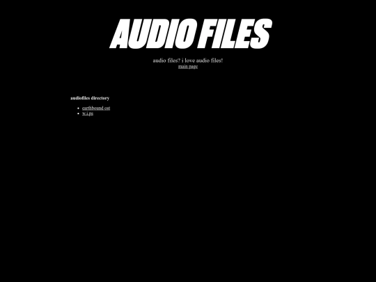 audiofiles screenshot