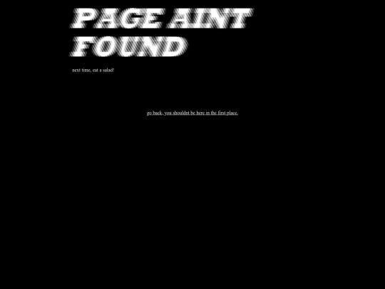 not_found screenshot