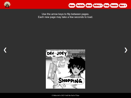 dev-joey-shopping screenshot