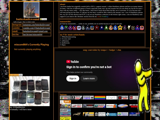 aboutme screenshot