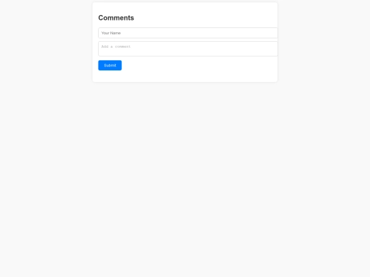 commenttest screenshot