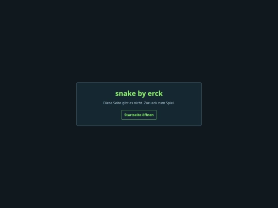 Snake/not_found screenshot