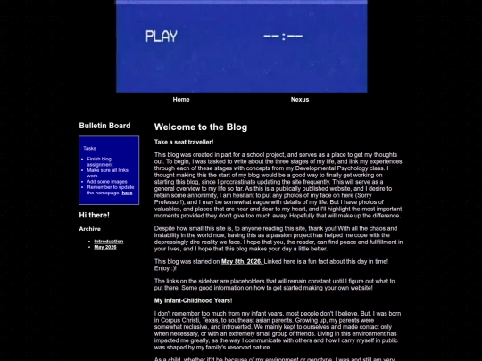 Nexus/blog screenshot