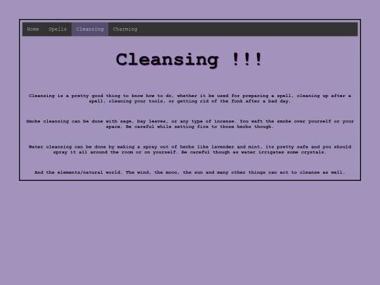 cleansing screenshot