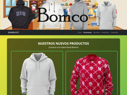 pages/novedades screenshot