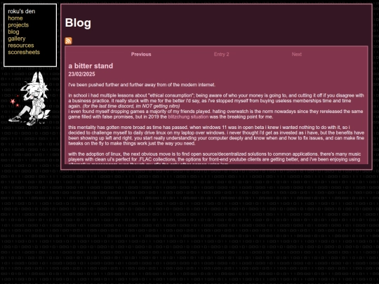 blog screenshot