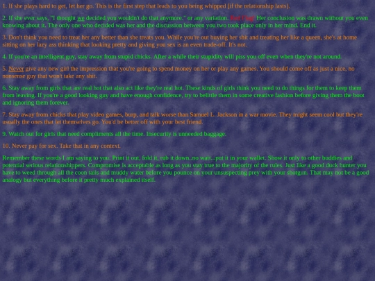 rules screenshot