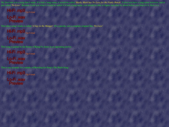 songs screenshot