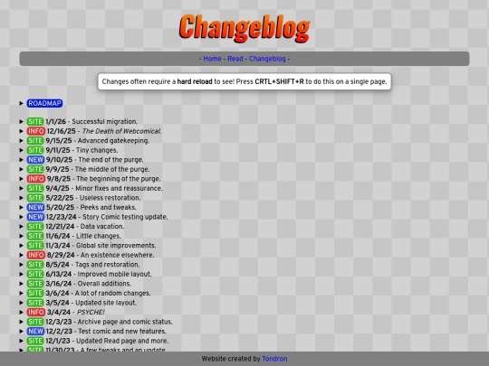 webcomical/blog screenshot