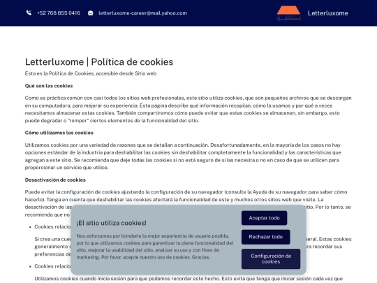 cookiesPolicy screenshot