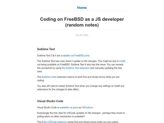 Coding-on-FreeBSD-as-a-JS-developer-random-notes screenshot