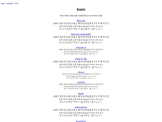 favfonts screenshot