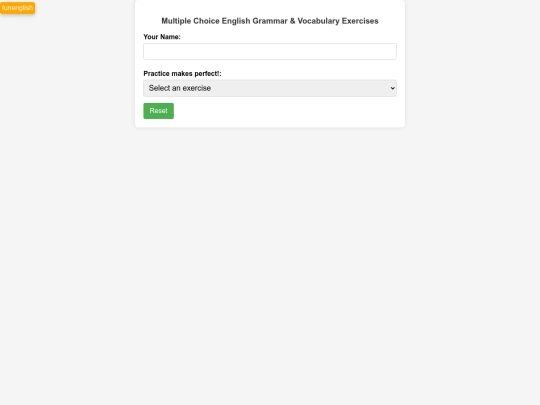 multiple-choice-exercise-app screenshot