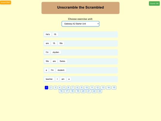 tap-to-unscramble screenshot