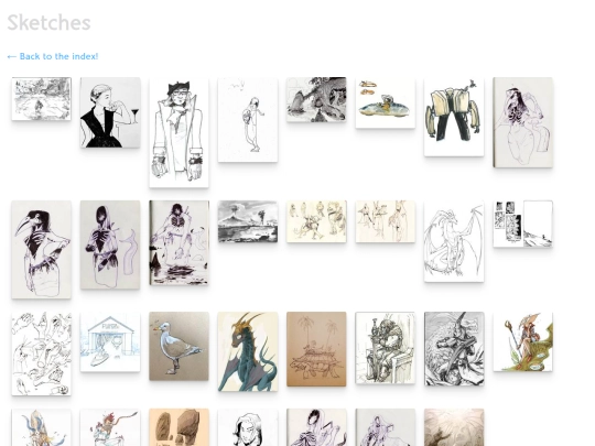 gallery/sketches screenshot