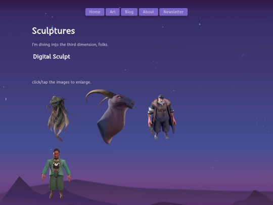 sculptures screenshot