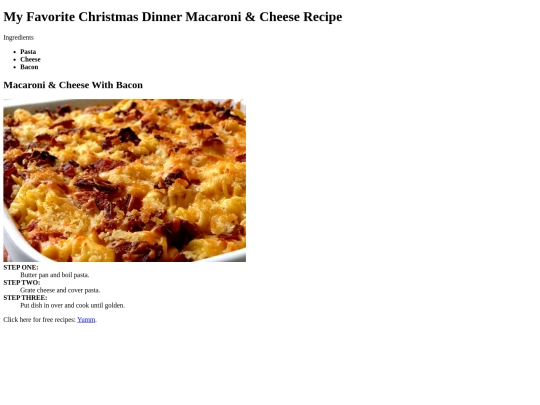 Chapter 2/recipe screenshot