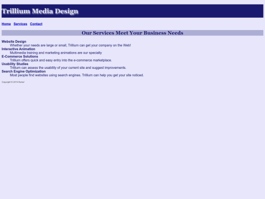 Chapter3/Trillium2/services screenshot