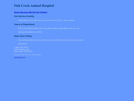 FishCreekCSS screenshot