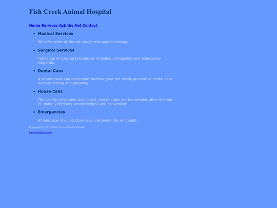 FishCreekCSS/services screenshot