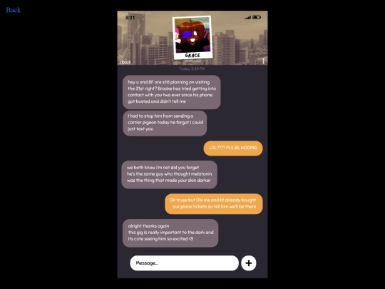 texts screenshot